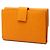 Gucci Logo Medium Long Wallet Orange Gelb - Ansicht 2