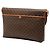 Céline Borsa a tracolla/clutch 2-Way Celine Macadam Marrone - vista 2