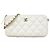 Borsa a tracolla Chanel Matelassé Bianco