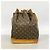 Borsa a tracolla Louis Vuitton Monogram Noe M42224 Marrone - vista 13