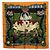 Hermès Foulard Hermes Carre 90 LE PARADIS DU ROY Multicolore