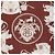 Hermès Foulard Hermes Smooth Carre 90 Ex-Libris Marrone Multicolore - vista 2