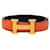 Hermès Hermes Constance H-Belt Gürtel Schwarz Orange  - Ansicht 1