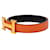 Hermès Hermes Constance H-Belt Gürtel Schwarz Orange  - Ansicht 2