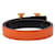 Hermès Hermes Constance H-Belt Gürtel Schwarz Orange  - Ansicht 3