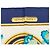 Hermès Foulard Hermes Carre 90 Caraibes Bianco Blu navy - vista 4