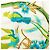 Hermès Foulard Hermes Carre 90 Caraibes Bianco Blu navy - vista 5