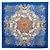 Hermès Hermes Carre 90 Luna Park Amusement Scarf Blu Multicolore