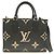 Borsa Tote Louis Vuitton Bicolor Empreinte OnTheGo PM Nero