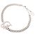 Bracciale con ciondolo in metallo Christian Dior Argento Blu - vista 3