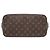 Borsa Tote Louis Vuitton Neverfull MM Monogram Marrone Monogramma - vista 3