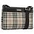 Borsa a tracolla BURBERRY Nova Check Canvas Beige Silver Auth 192504 Argento