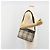 Borsa a tracolla BURBERRY Nova Check Canvas Beige Silver Auth 192504 Argento - vista 23