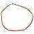 CHANEL Brillenband Canvas Orange Silver CC Auth bs36467 Silber