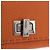 Portafoglio FENDI Celeria in pelle arancione argento Auth 194243A - vista 17