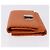 Portafoglio FENDI Celeria in pelle arancione argento Auth 194243A - vista 4