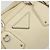 Borsa a mano PRADA in pelle Ivory Silver Auth 195183 Argento Crudo - vista 19