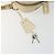 Borsa a mano PRADA in pelle Ivory Silver Auth 195183 Argento Crudo - vista 20