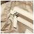 Borsa a mano PRADA in pelle Ivory Silver Auth 195183 Argento Crudo - vista 25