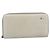 Cartera larga CHANEL de piel Ivory Silver CC Auth bs36634 Plata Crudo - vista 13