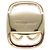 Salvatore Ferragamo Vala Schalring Metall Gold-Ton Auth BA14744A - Ansicht 2