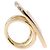 Salvatore Ferragamo Vala Schalring Metall Gold-Ton Auth BA14744A - Ansicht 5