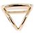 Salvatore Ferragamo Vala Schalring Metall Gold-Ton Auth BA14744A - Ansicht 6