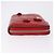 Portafoglio lungo CHANEL Matelasse Camelia in pelle d'agnello rosso e oro CC Auth bs36502 D'oro - vista 3