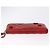 Portafoglio lungo CHANEL Matelasse Camelia in pelle d'agnello rosso e oro CC Auth bs36502 D'oro - vista 6