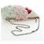 Bolso de hombro con cadena Miu Miu de piel Pink Silver Auth 194738V Plata Rosa - vista 7