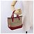 Sac à main BURBERRY Nova Check Canvas Beige Red Auth ka5507 Rouge - vue 22