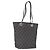 Saco Tote GUCCI GG Canvas Preto Prata 31244 Auth 192522