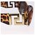 Gafas de sol Gianni Versace Plastic Brown Gold Tone Auth BA14752 Castaño - vista 6