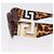 Gafas de sol Gianni Versace Plastic Brown Gold Tone Auth BA14752 Castaño - vista 8