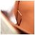 Céline Borsa a tracolla CELINE Triomphe Canvas PVC White Gold Auth 192461SAM Bianco D'oro - vista 11