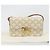 Céline Borsa a tracolla CELINE Triomphe Canvas PVC White Gold Auth 192461SAM Bianco D'oro - vista 12
