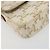 Céline Borsa a tracolla CELINE Triomphe Canvas PVC White Gold Auth 192461SAM Bianco D'oro - vista 15