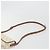 Céline Borsa a tracolla CELINE Triomphe Canvas PVC White Gold Auth 192461SAM Bianco D'oro - vista 8