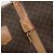 Céline Bolsa Boston CELINE Macadam PVC Couro Marrom Tom Dourado Auth ep15198 - vista 10
