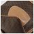 Céline Bolsa Boston CELINE Macadam PVC Couro Marrom Tom Dourado Auth ep15198 - vista 17