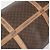 Céline Bolsa Boston CELINE Macadam PVC Couro Marrom Tom Dourado Auth ep15198 - vista 6
