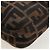 Borsa a tracolla FENDI Zucca Canvas Mamma Baguette Brown Black Auth BA14215V Marrone Nero - vista 18