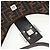 Borsa a tracolla FENDI Zucca Canvas Mamma Baguette Brown Black Auth BA14215V Marrone Nero - vista 20
