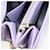 Borsa a tracolla VERSACE Medusa Chain in vernice Purple Gold Tone Auth BA14565A Porpora  - vista 24