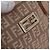 FENDI Zucchino Canvas Tote Bag Pink Gold Auth 192523 Golden - Ansicht 18