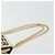 Borsa a tracolla con catena BURBERRY Raffia Beige Gold Auth 193413A D'oro - vista 14