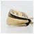 Borsa a tracolla con catena BURBERRY Raffia Beige Gold Auth 193413A D'oro - vista 3