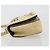 Borsa a tracolla con catena BURBERRY Raffia Beige Gold Auth 193413A D'oro - vista 4