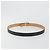 LOUIS VUITTON Cintura LV Stamp Belt Leather Black M6896 LV Auth BA14230A Nero - vista 2