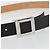 LOUIS VUITTON Cintura LV Stamp Belt Leather Black M6896 LV Auth BA14230A Nero - vista 5
